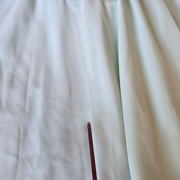 Monica Richards Mint Green Dress with Silver Embellishment Vtg size 5 - Picture 7 of 16